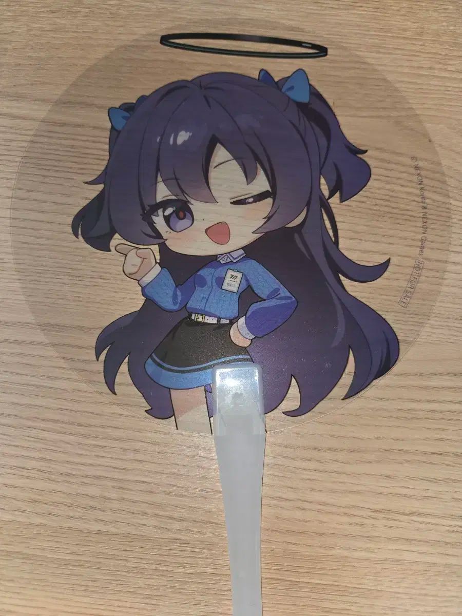 GS25 ブルーアーカイブ 韓国限定　うちわ　ユウカ Blue Archive(ブルーアーカイブ・ブルアカ) ユウカ うちわ
