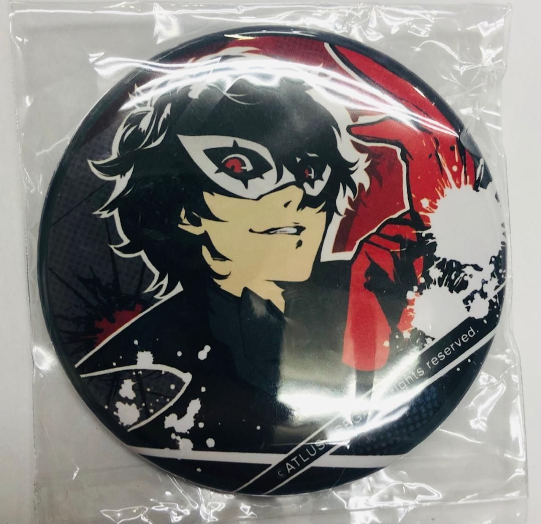 MR-00440 ペルソナ5 ガンナバウト 缶バッジ 主人公 - メルカリ