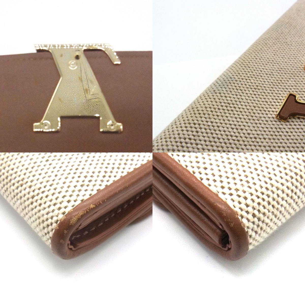 ルイ ヴィトン LOUIS VUITTON 長財布 ポルトフォイユ カプシーヌ