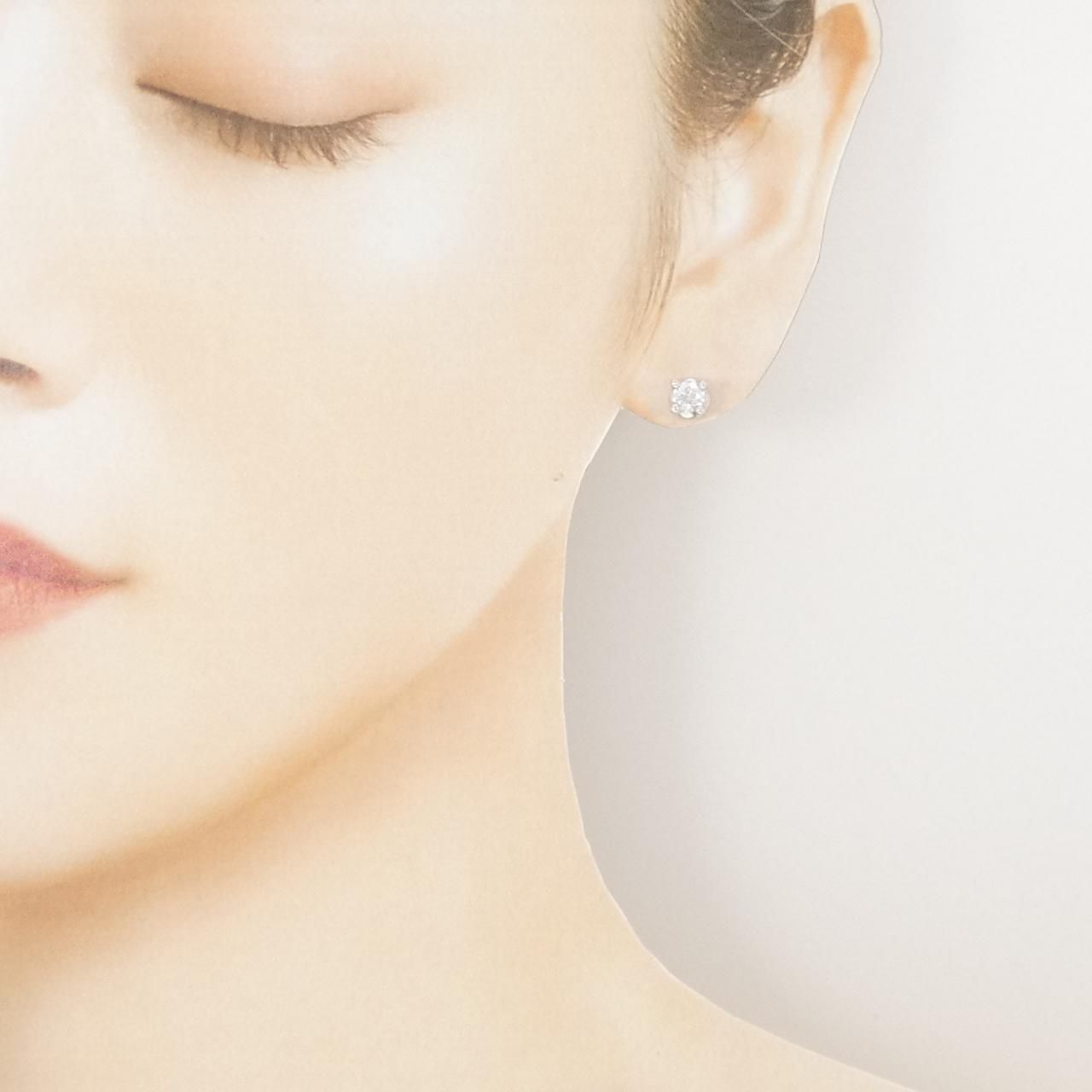 美品】BVLGARI ブルガリ コロナ ダイヤモンド ピアス 片耳用 6439