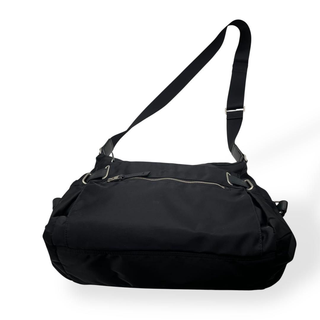 極美品 agnes b. VOYAGE ショルダーバッグ ナイロン サイド