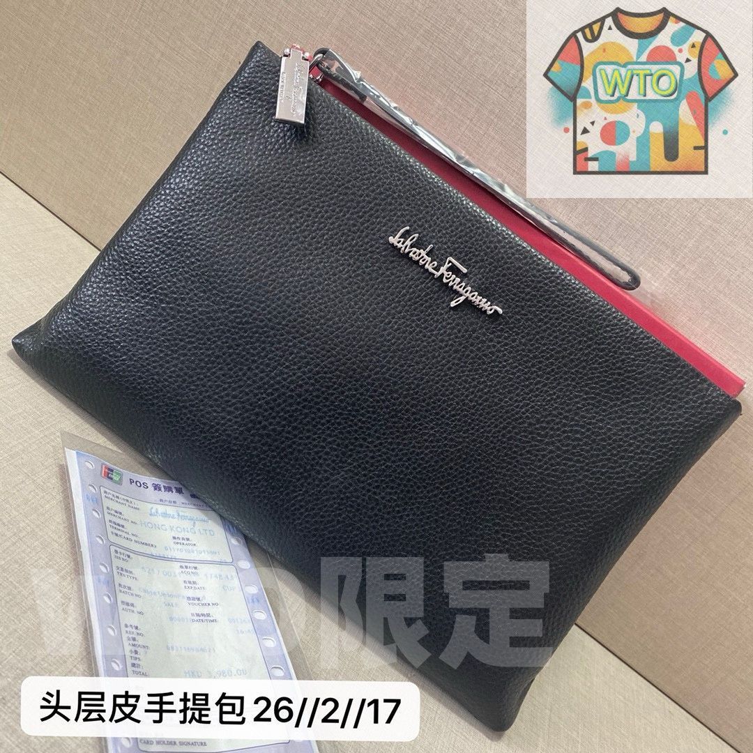 本日WTO] フェラガモ Ferragamo 高級レザー ベルト＆バッグ
