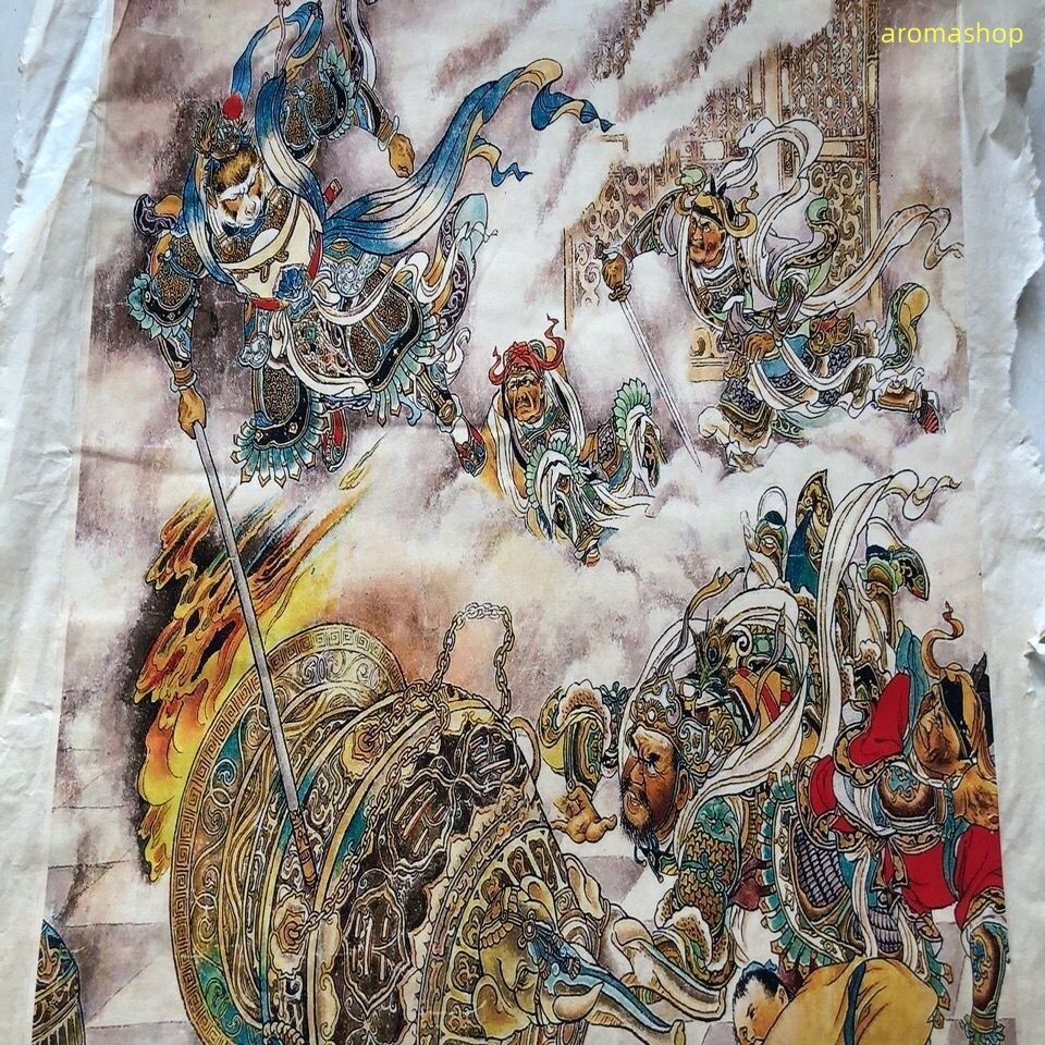 中国美術 水墨画 額装 西陣 呉服屋蔵 肉筆(K-LC937) 中国美術 水墨画 額装 西陣 呉服屋蔵 肉筆(K-LC937)