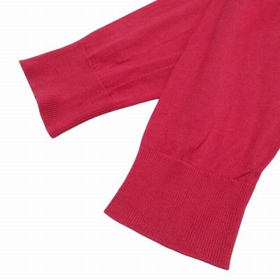 ジョンスメドレー　カーディガン　コットン　赤　美品 ✨美品✨ジョンスメドレー 赤カーディガン シーアイランド