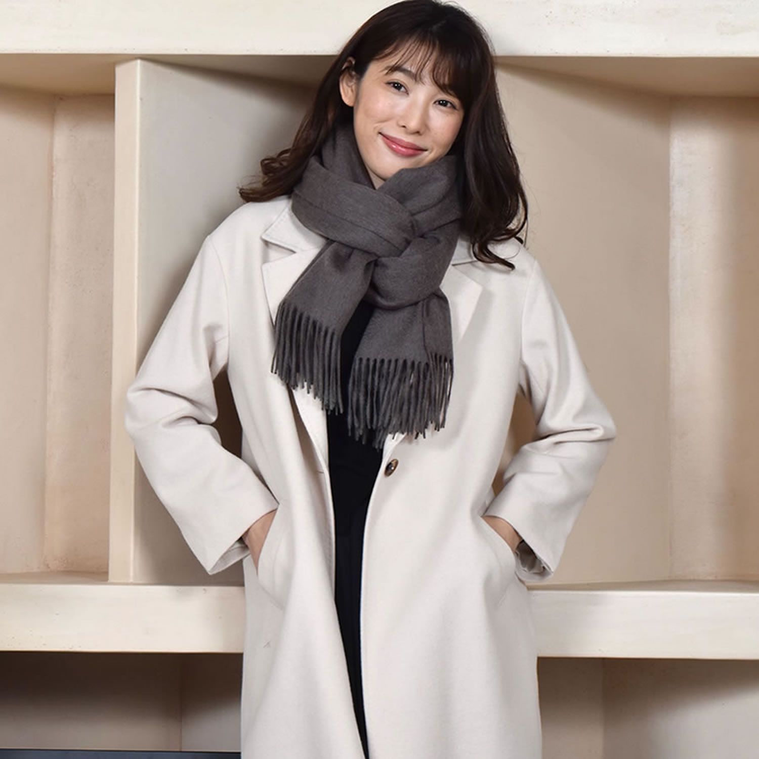 カシミヤ ストール カシミヤ100％ 【200cm×60cm】 レディース