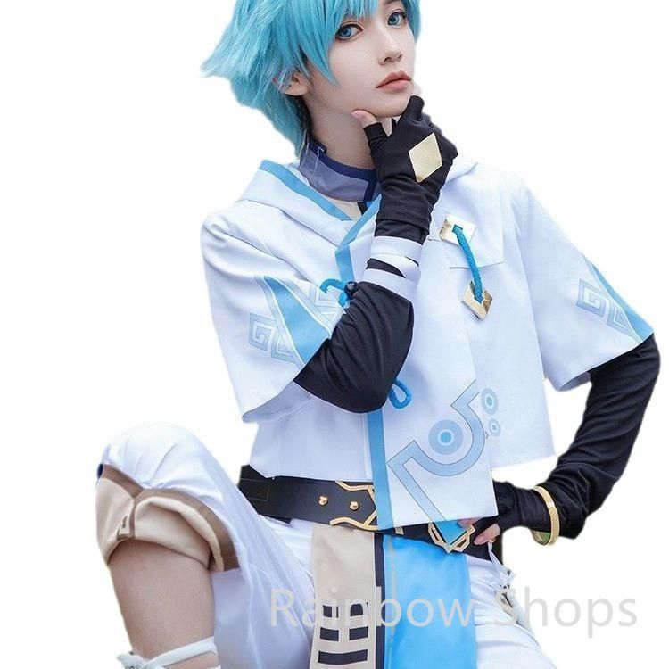 新品未使用 ウイッグ付き原神 重雲 ちょううん コスプレ衣装 原