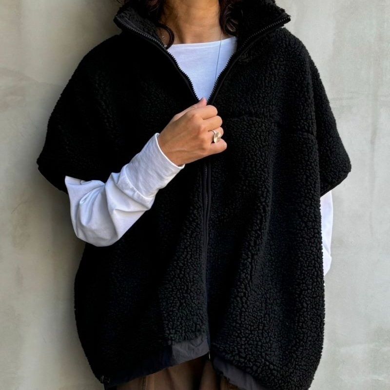 SALE】スタンドカラーボアベスト flamingo firm フラミンゴファーム