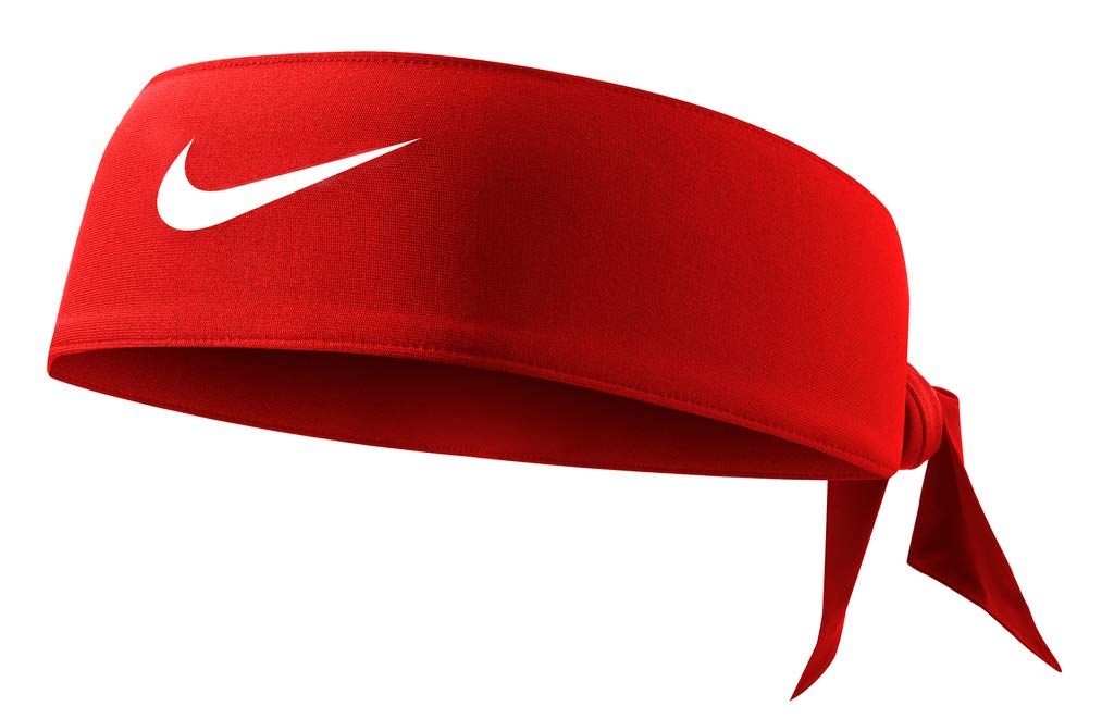 Nike Dri-Fit Head Tie 3.0 [レッド、ホワイト。] [One Size]