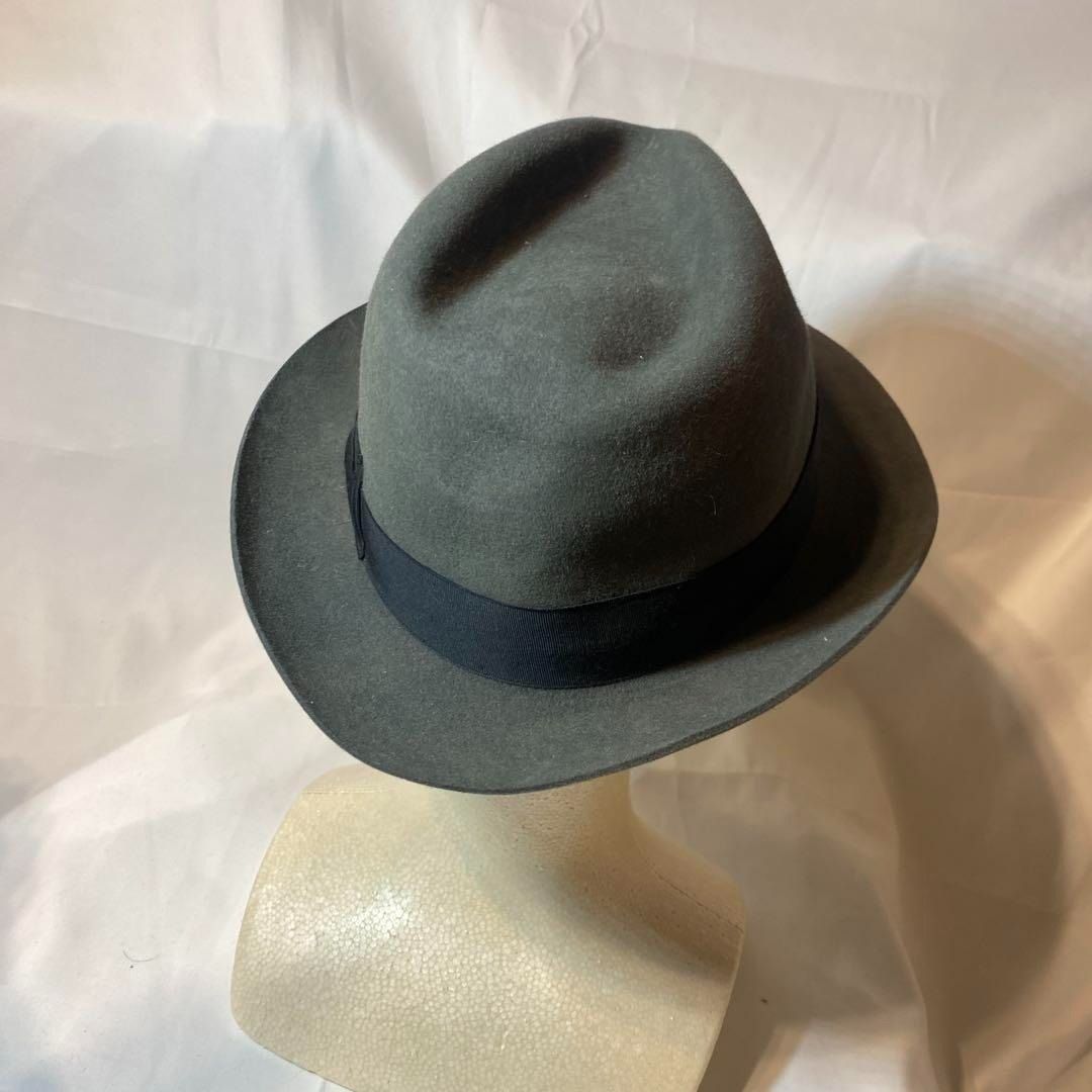 KNOX ノックス 中折れハット 兎毛 メンズ ハット