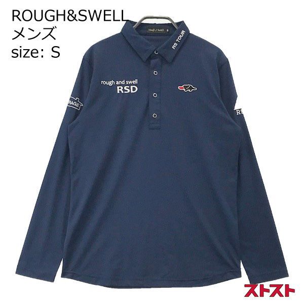 ROUGH&SWELL ラフアンドスウェル 長袖ポロシャツ ボタンダウン M