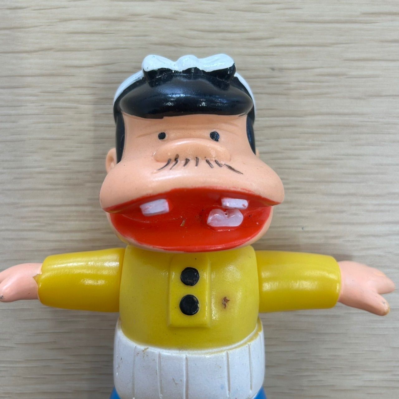 天才バカボン バカボンパパ 当時物ソフビ タカトク製 レア