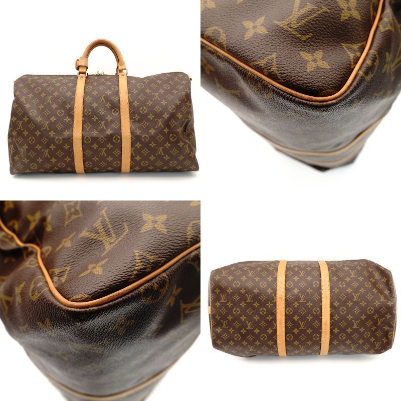 ルイヴィトン LOUIS VUITTON モノグラム キーポル 55 ボストンバッグ バンドリエール 旅行用 7-8-708 NEXPOTALLINN_EU