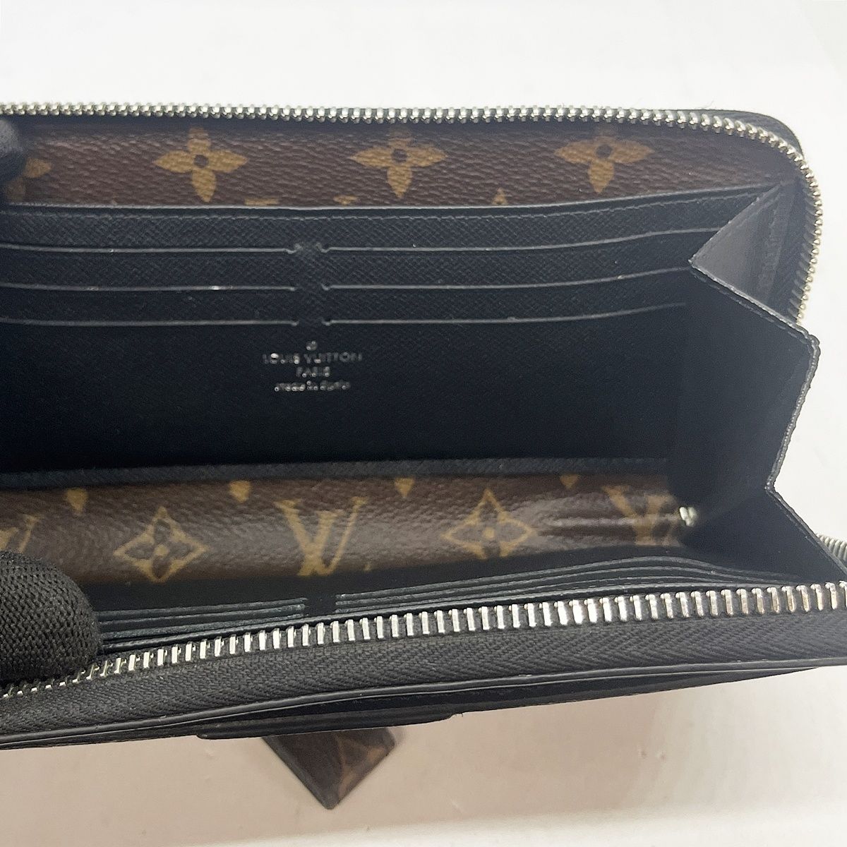 LOUIS VUITTON ジッピー・ドラゴンヌ モノグラム・マカサー 長財布 