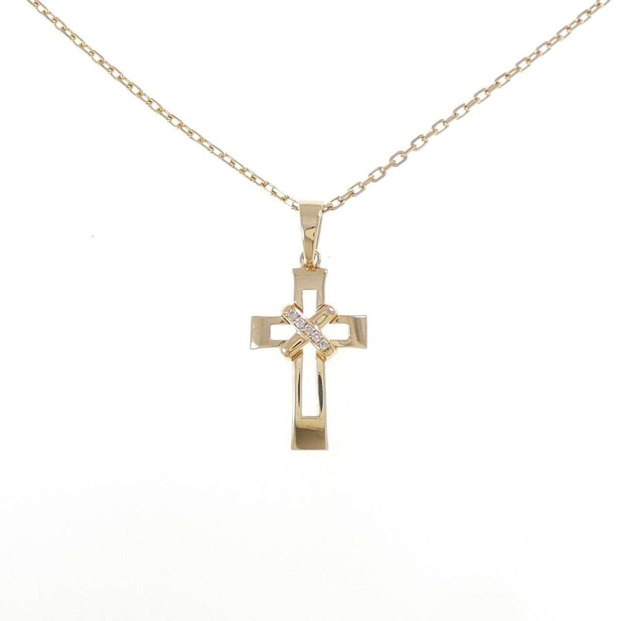 シンパシーオブソウル クロス ダイヤモンド ネックレス