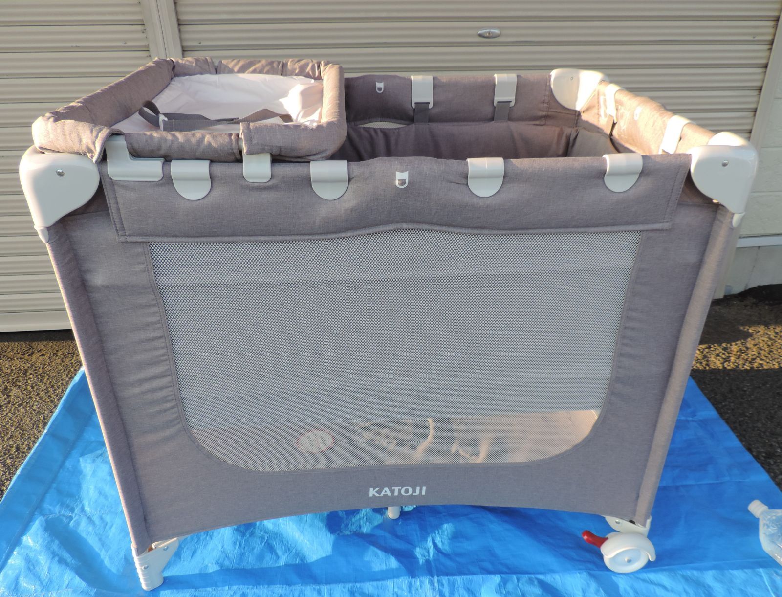 【未使用に近い】KATOJI ポータブルベビーベッド 60×90cm 楽天市場】ミニベビーベッド 折りたたみ F (生後24ヶ月まで) 60