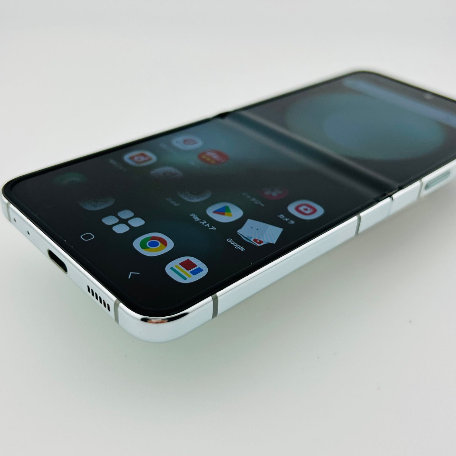 バッテリー良好 Galaxy Z Flip5 256GB ミント SIMフリー(simロック解除 