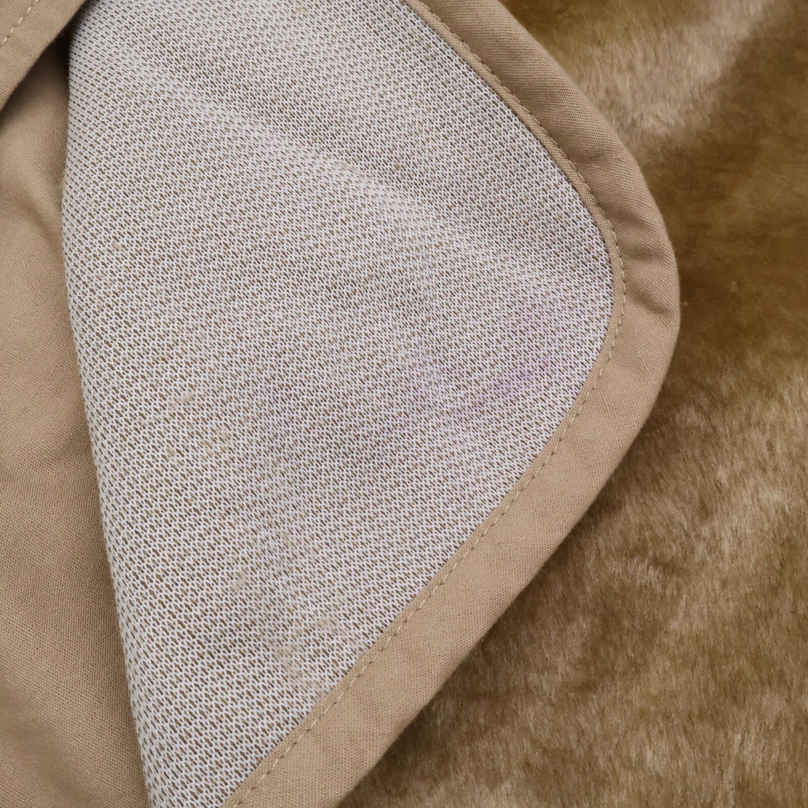 HOUSTON ヒューストン 5409M ﾍﾞｰｼﾞｭ M-51 ﾗｲﾅｰ付き ﾓｯｽﾞｺｰﾄ XS