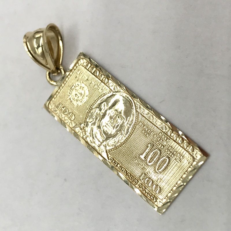 AVALANCHE ペンダントトップ 100ドル紙幣モチーフ ペンダント AVALANCHE ペンダントトップ 100ドル紙幣モチーフ ペンダント