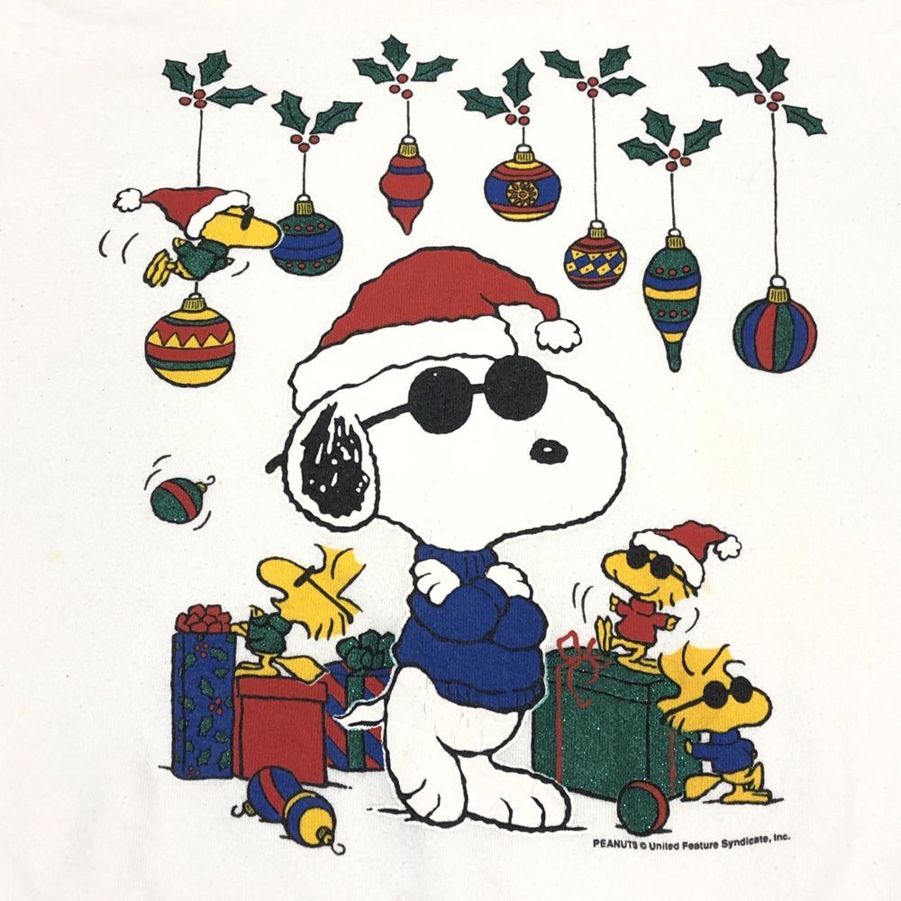 ピーナッツ PEANUTS クリスマス スヌーピー プリント スウェット ピーナッツ PEANUTS クリスマス スヌーピー プリント スウェット