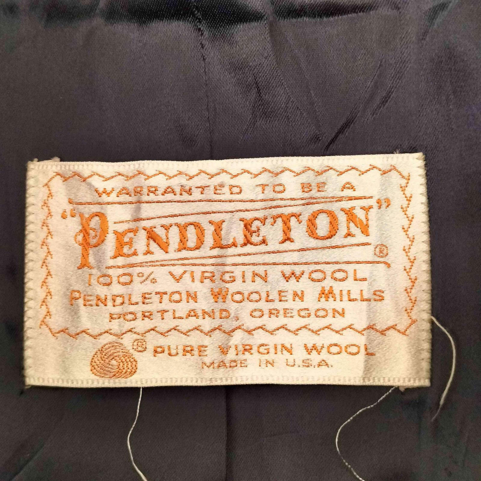(お盆特価)PENDLETON ペンドルトンコート(made in USA) ペンドルトン PENDLETON 70~80s USA製 ヴァージンウール ステン
