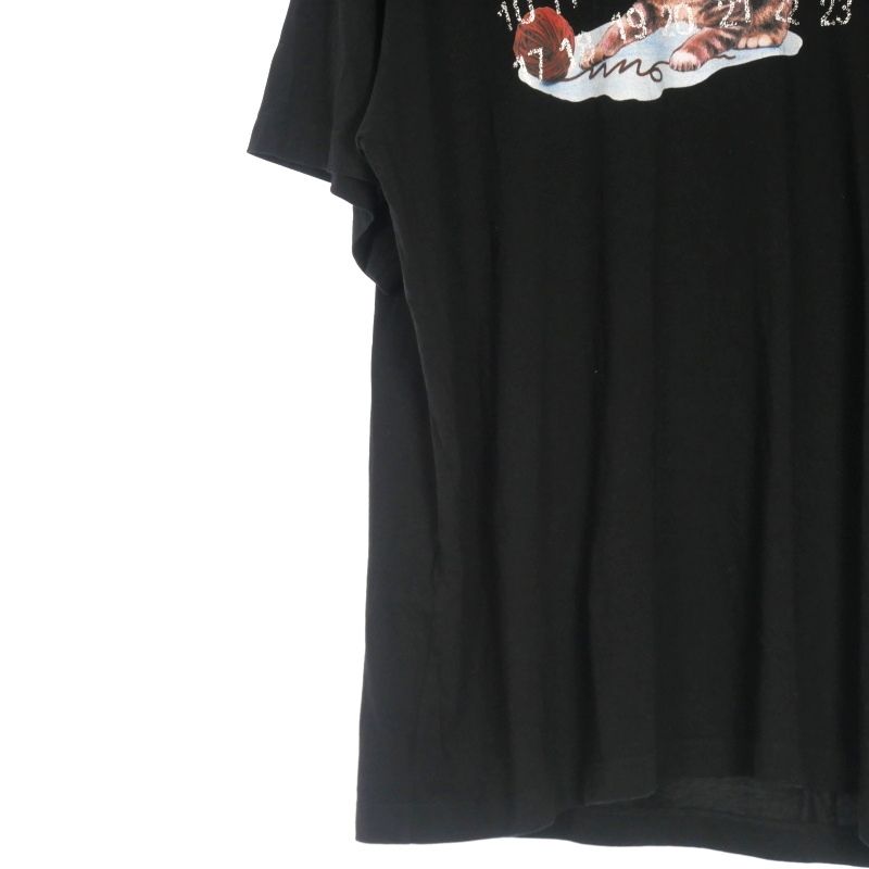 24ss MM6 メゾンマルジェラ キャット プリント Tシャツ カットソー