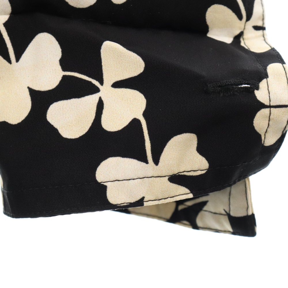 LOEWE (ロエベ) クローバー総柄 レーヨン長袖シャツワンピース