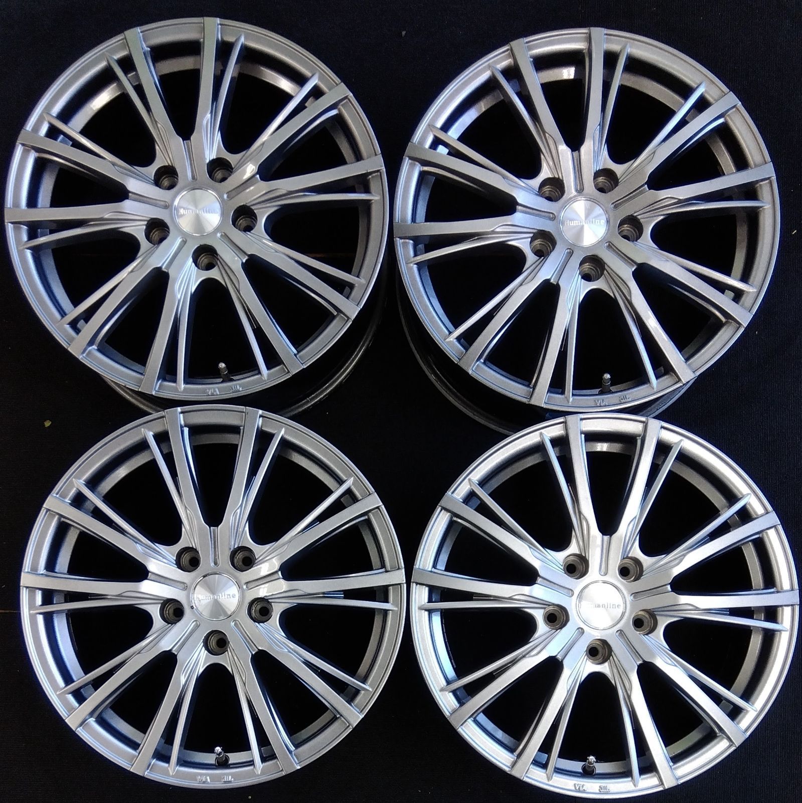 送料無料】【17×7.0J+48】中古 ホイール 4本セット トレジャーワン