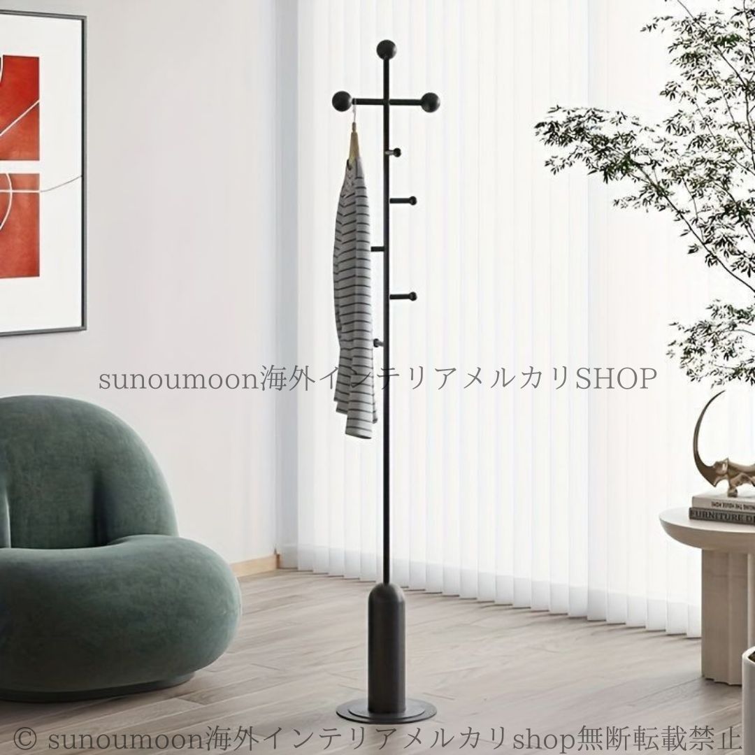 1835値下げハンガーラック トリプル＋棚付き 突っ張り伸縮 耐荷重240kg