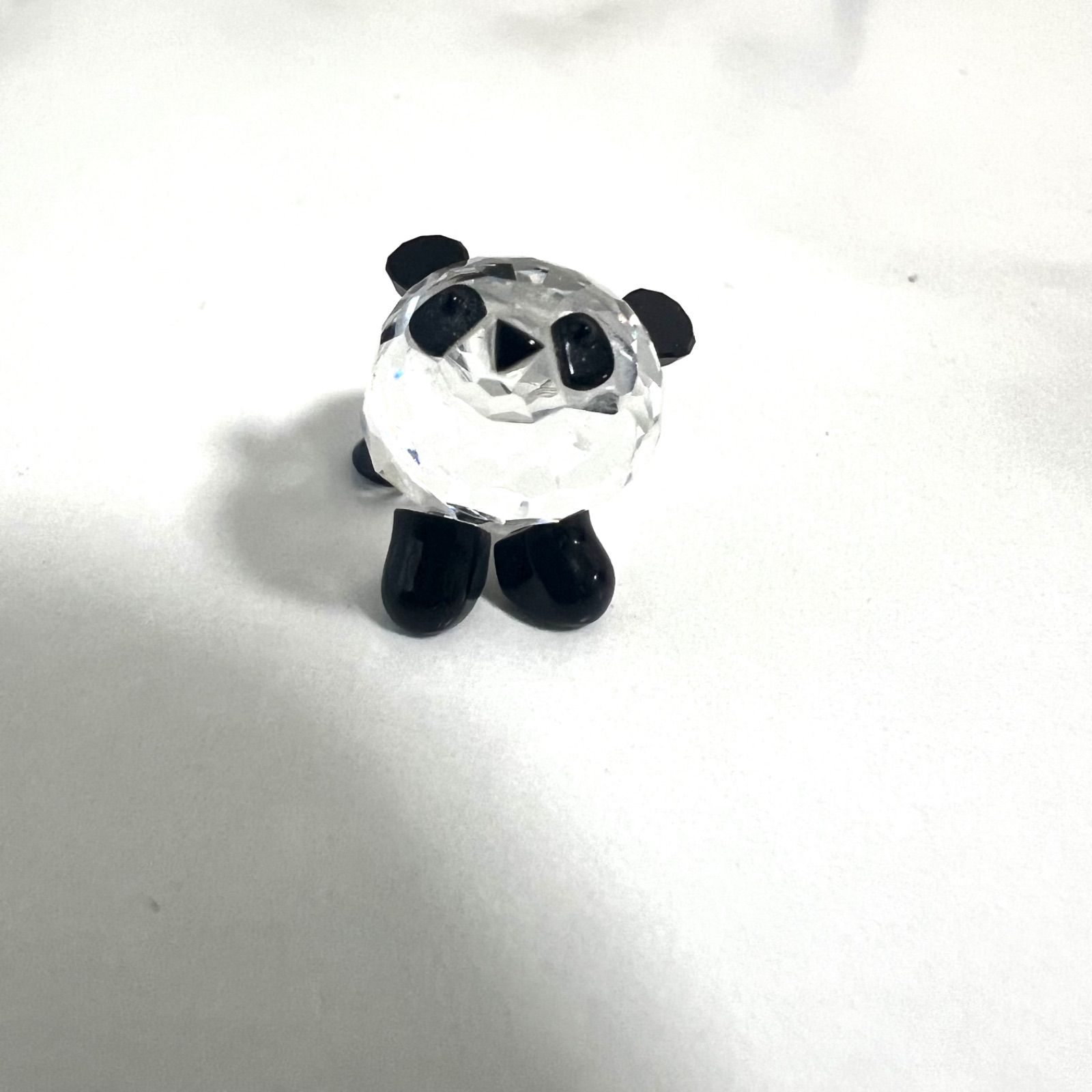 SWAROVSKI スワロフスキー クリスタル 置物 マザーパンダ 親子 パンダ