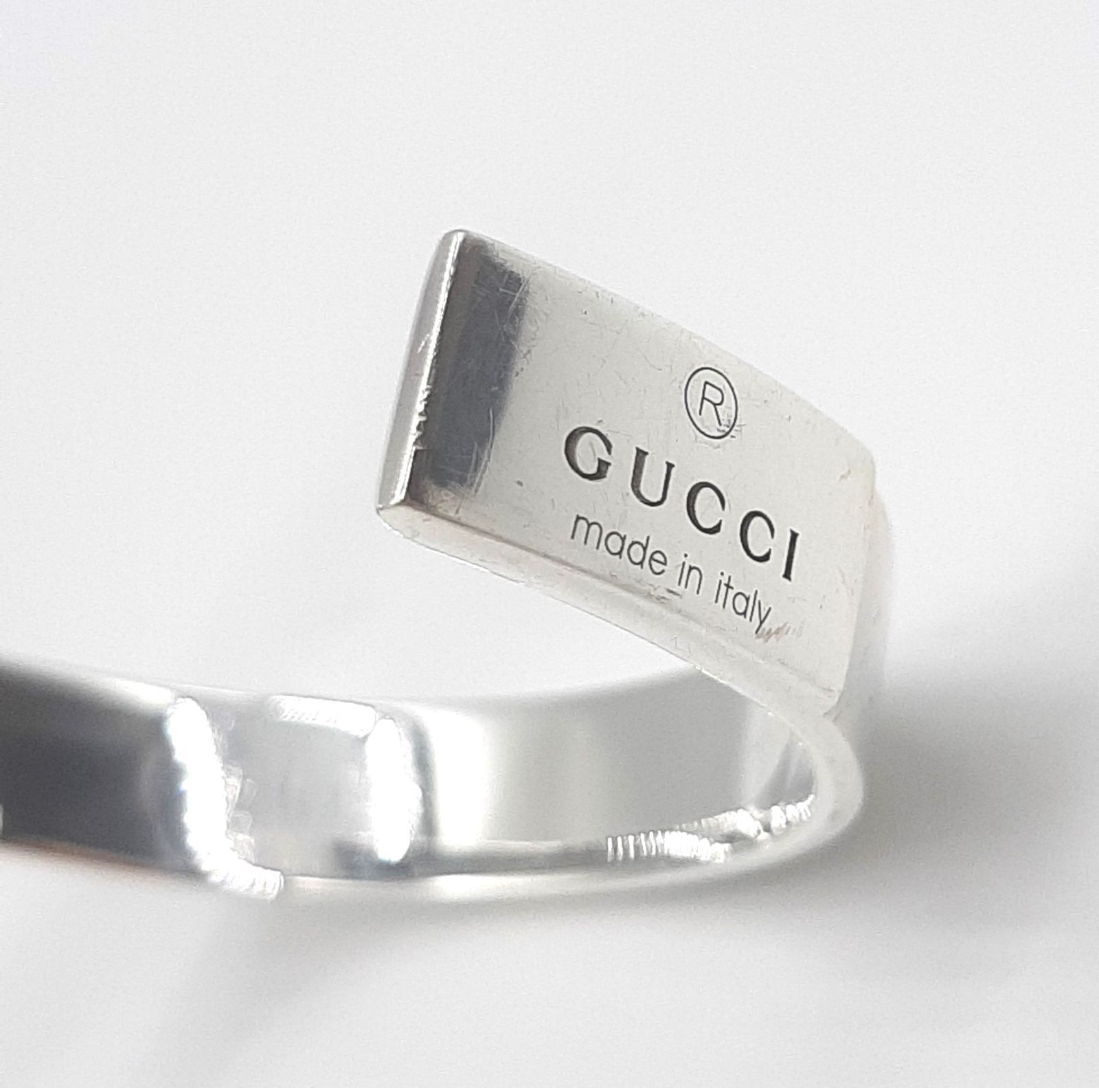 グッチ Gucci Gロゴ バングル ブレスレット スターリング