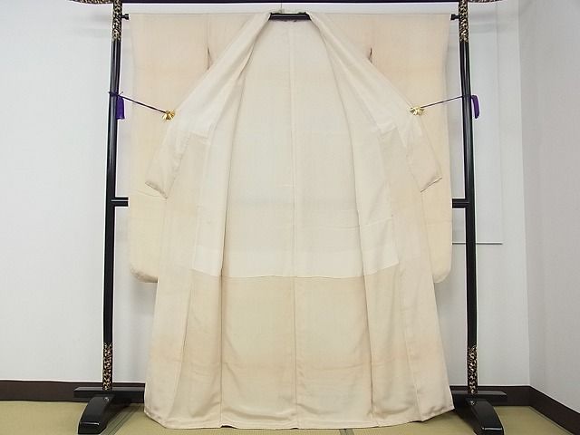 平和屋本店□極上 アンティーク 大正ロマン 振袖・掛下セット 駒刺繍