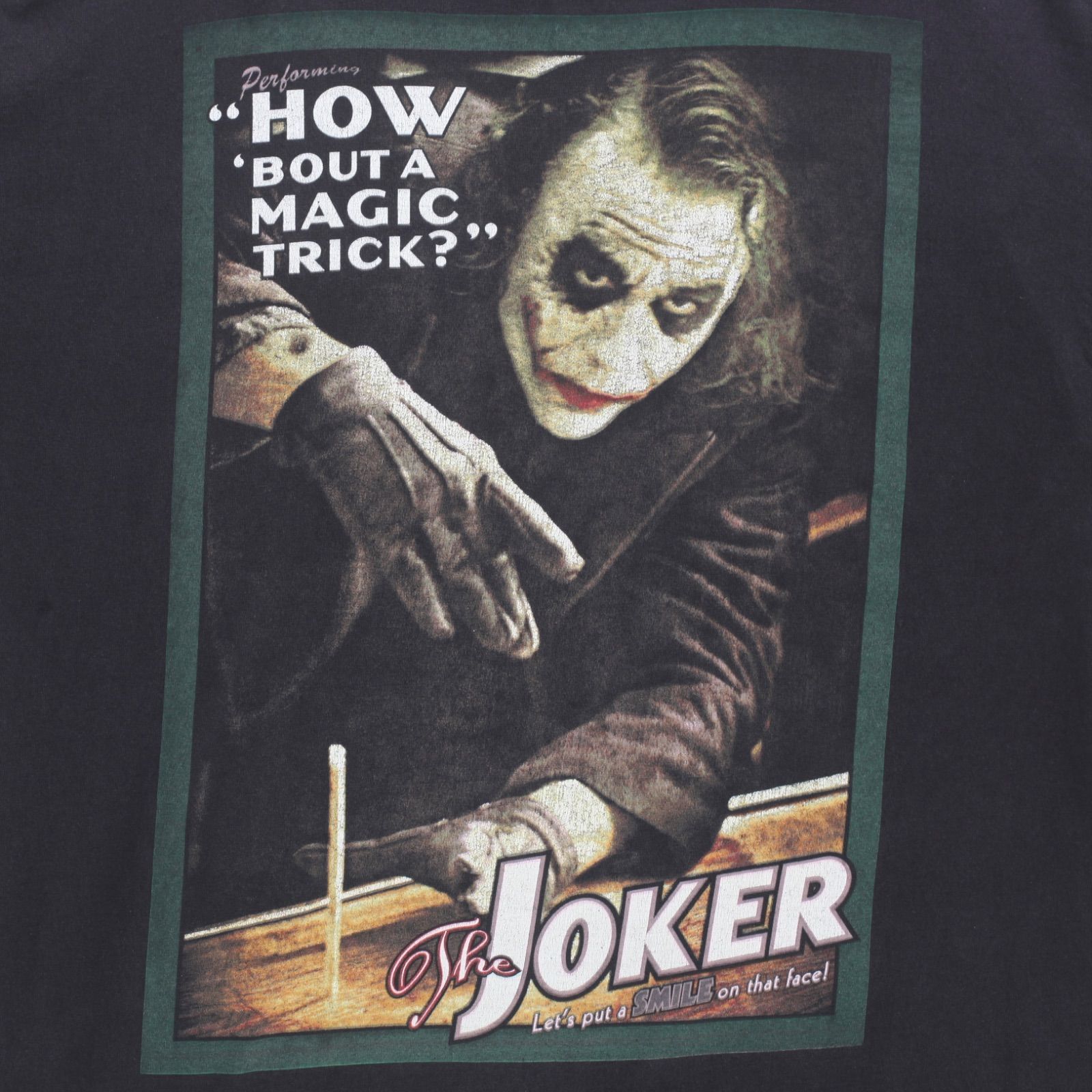 古着 00s ダークナイト ジョーカー Tシャツ ブラック XXL 当時物 