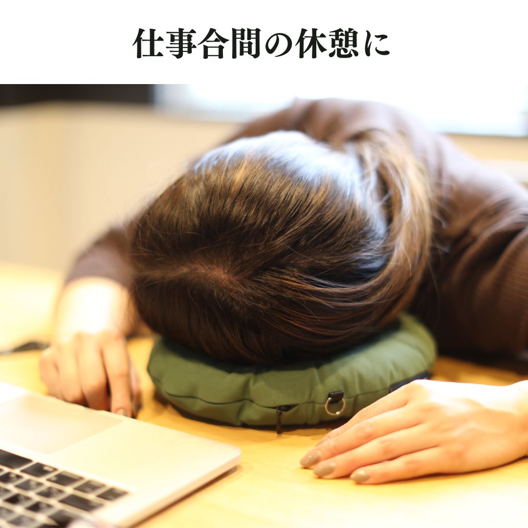 ベルベットカバー付き 円座クッション トラベルピロー 飛行機 新幹線 旅行枕 軽量 キャンプ枕