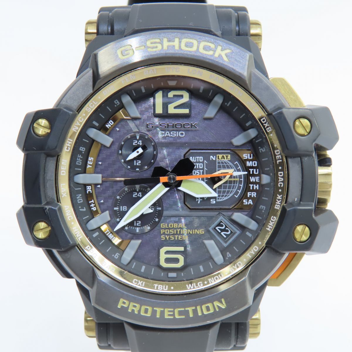 CASIO カシオ G-SHOCK マスターオブG グラビティマスター GPW-1000GB-1AJF GPS ハイブリッド電波ソーラー 腕時計  ※中古 - メルカリ