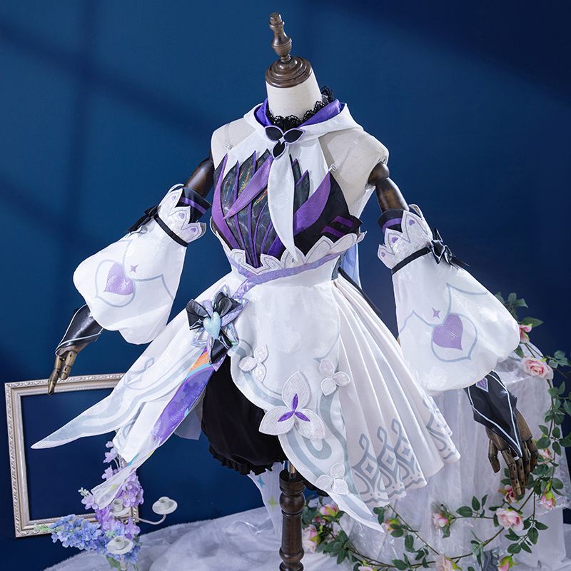 七愚製|予約 王者栄耀 コスプレ衣装 小喬 時の魔女 スキンver. フルセット 無双|魔女