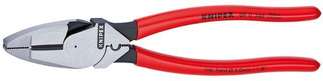 クニペックス(KNIPEX)圧着付架線工事用強力型ペンチ240mm 0911-240