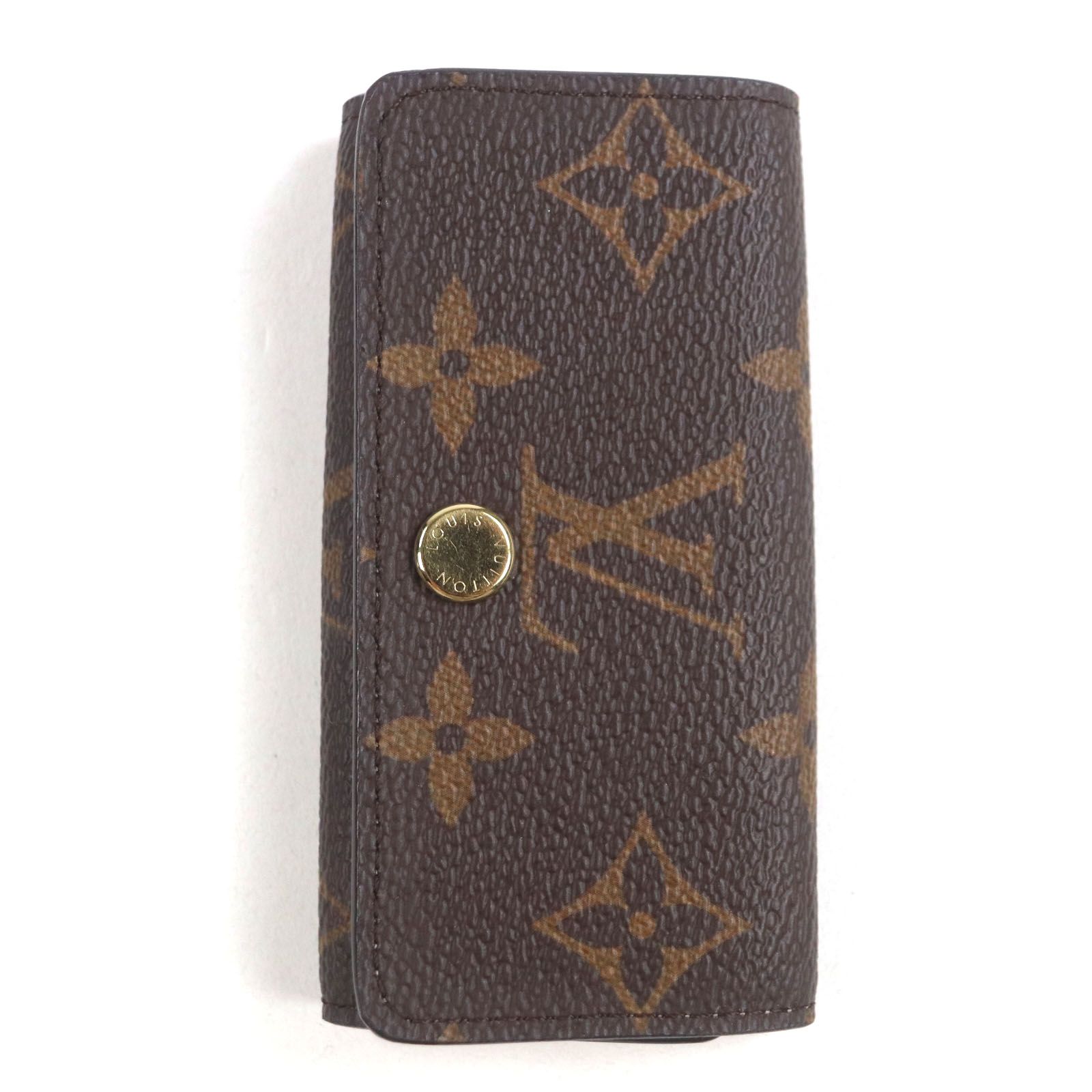 LOUIS VUITTON ルイヴィトン M83265 ミュルティクレ4 シャマロウピンク モノグラム 4連 キーケース 箱 保存袋付き フランス製 レディース