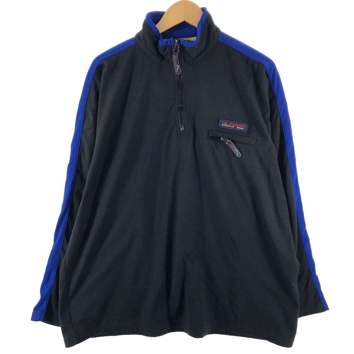 古着 90年代 トミーヒルフィガー TOMMY HILFIGER ハーフジップ