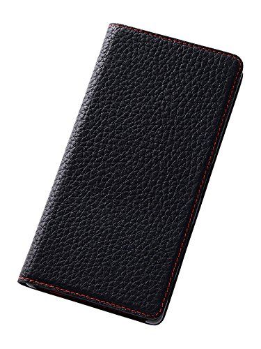 レイ アウト Xperia Z5 Premium SO-03H ブックレザーケース 本革 ブラック RT-RXPH3LBC2|B