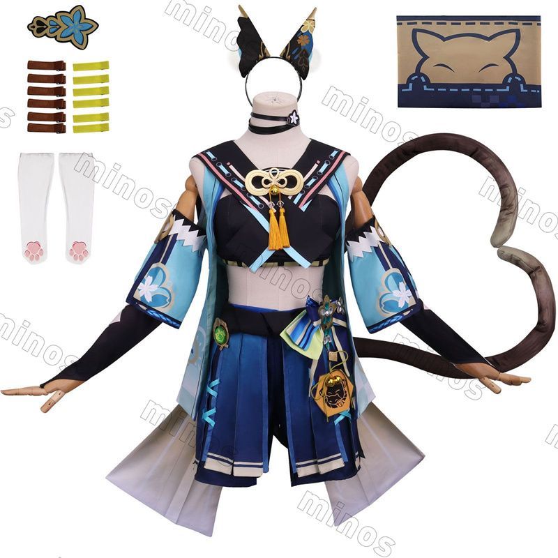 原神 綺良々 きらら コスプレ衣装Cosplay 和服 演出服 変装 仮装 日常服 アニメ 祭り 学園祭 文化祭 漫遊展 ハロウィン クリスマス コス