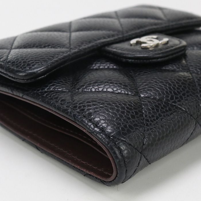 CHANEL シャネル クラシックスモールフラップウォレット マトラッセ  