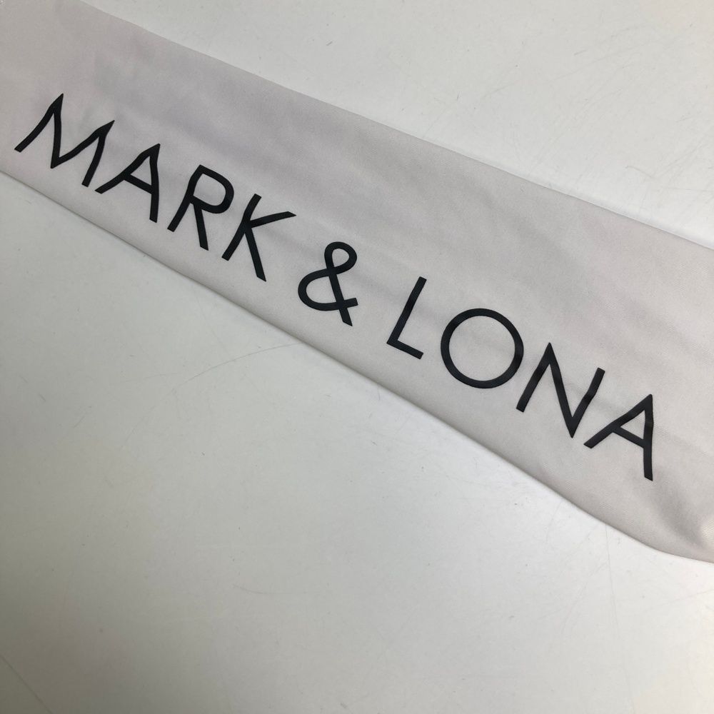 サイズ：S MARK&LONA マークアンドロナ  ハイネック 長袖 インナーTシャツ スカル  ホワイト系 [240101473955] ゴルフウェア レディース ストスト サイズ：S MARK&LONA マークアンドロナ ハイネック 長袖