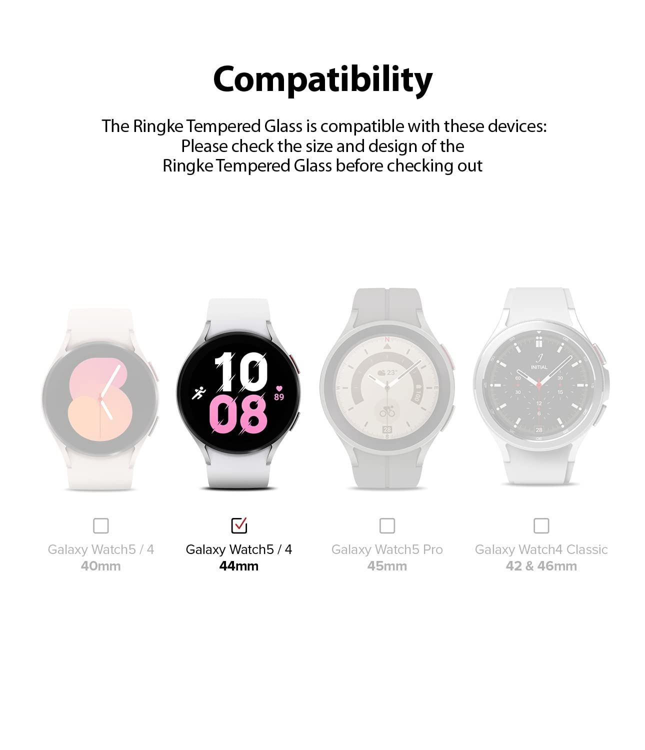 44mm フィルム Galaxy Watch Watch 44mm フィルム ガラス 保護フィルム 全面保護 【4枚入り】【Ringke】 Galaxy 9H高硬度 気泡防止 R6 メルカリShops