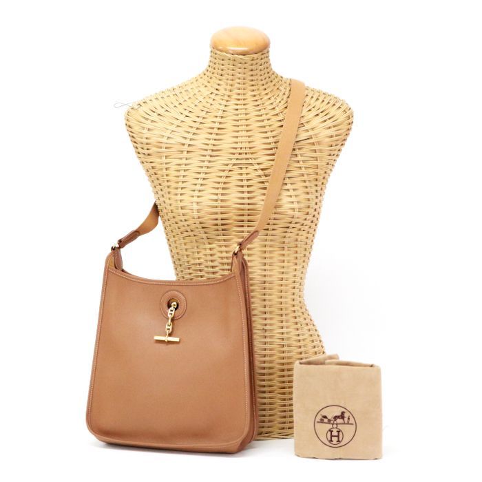 エルメス HERMES ヴェスパPM クシュベル (レザー) GD金具 □B刻印 1998 