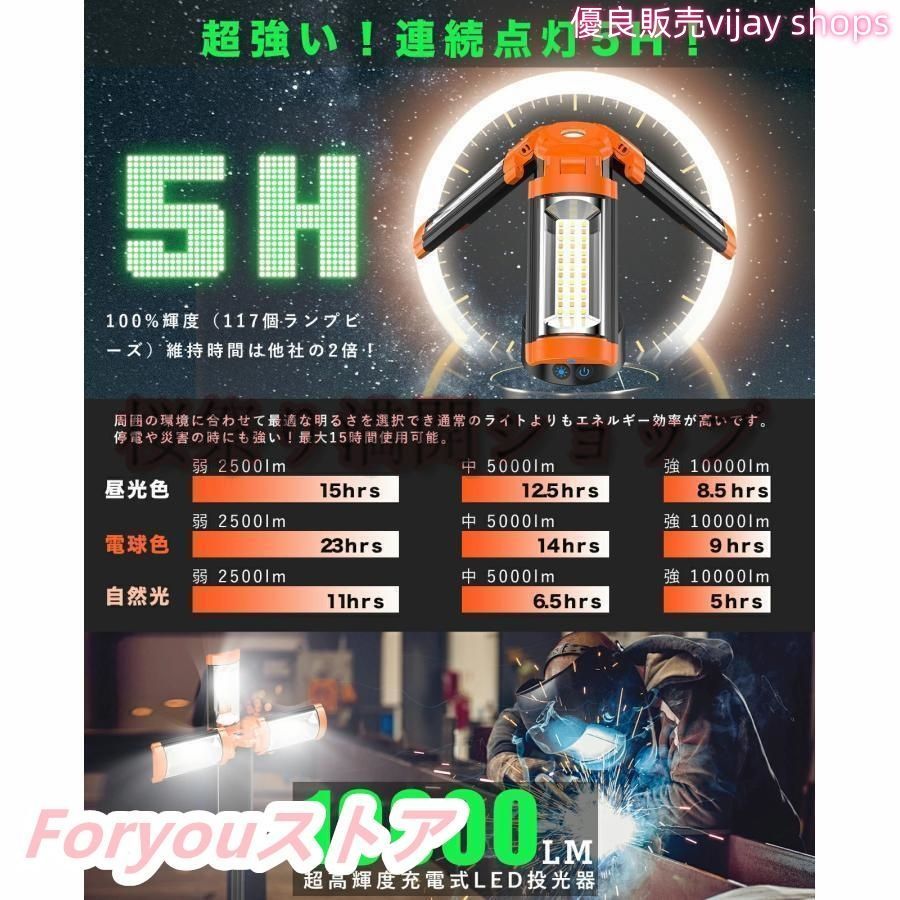 充電式作業灯 ワークライト