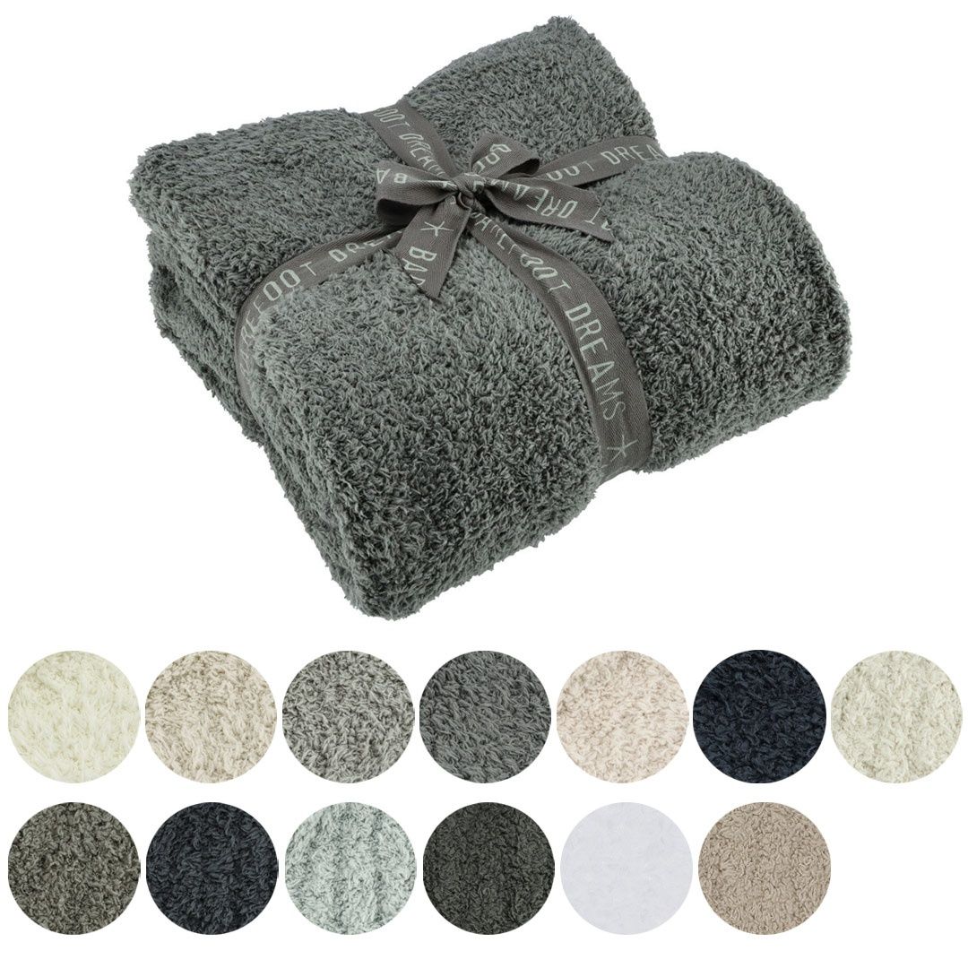ベアフットドリームス BAREFOOT DREAMS ブランケット リブ ブランケット COZYCHIC THROW COZYCHIC RIBBED THROW B503 B542 180×134 cm