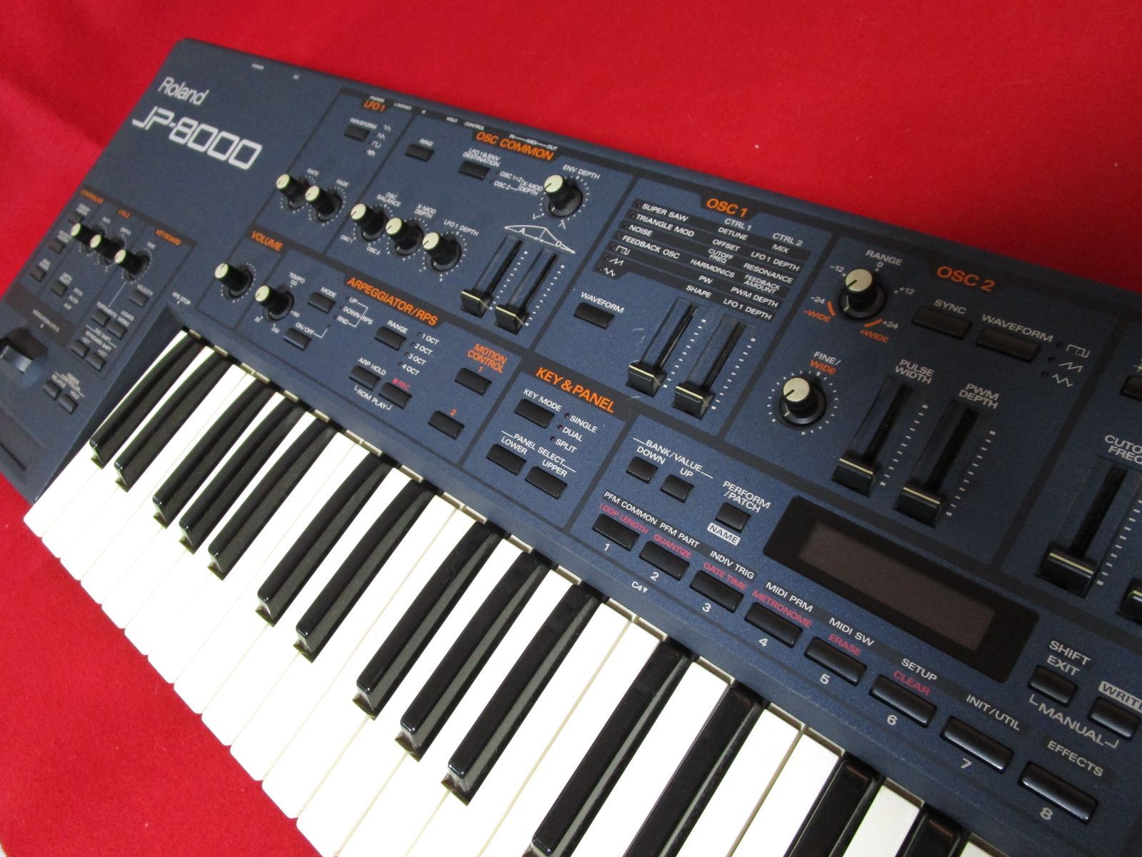 【ジャンク】Roland JP-8000 アナログモデリングシンセサイザー ROLAND JP-8000 ANALOG MODELING SOUND MODULE SYNTHESIZER Fine