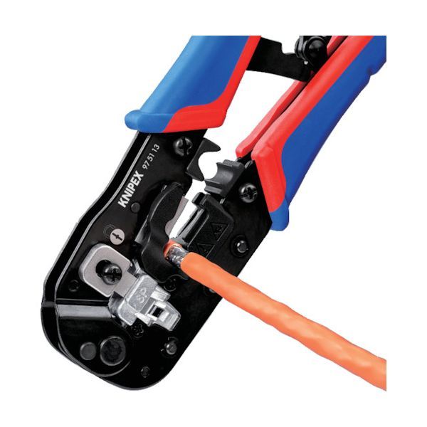  7営業日以内発送 ＫＮＩＰＥＸ 975113 ウエスタンプラグ圧着ペンチ 8ピン 販売不可 その他 スパナ レンチ