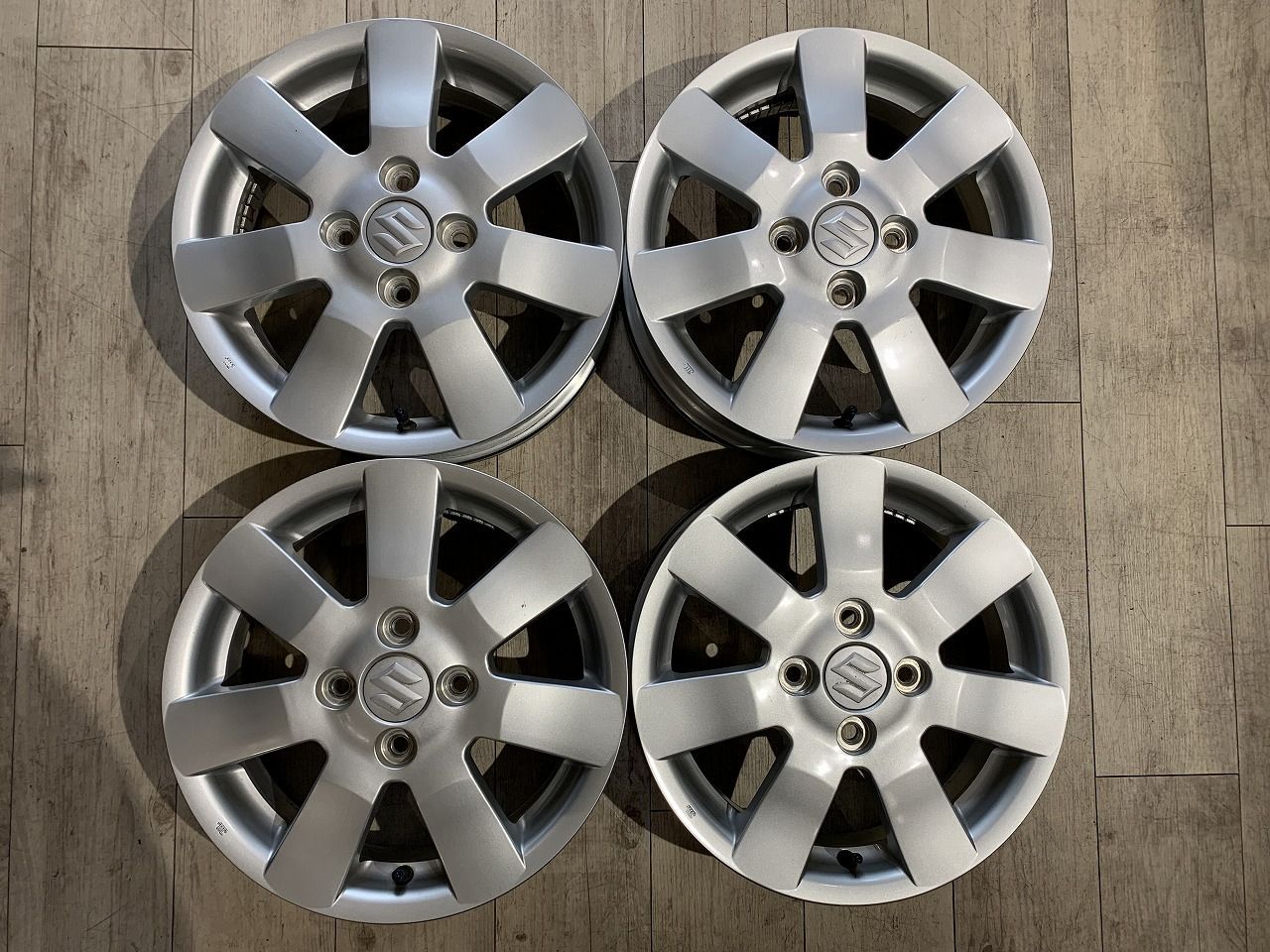 2309032】スズキ 純正 ホイール 14インチ 4.5J +50 PCD100 4H エブリィ