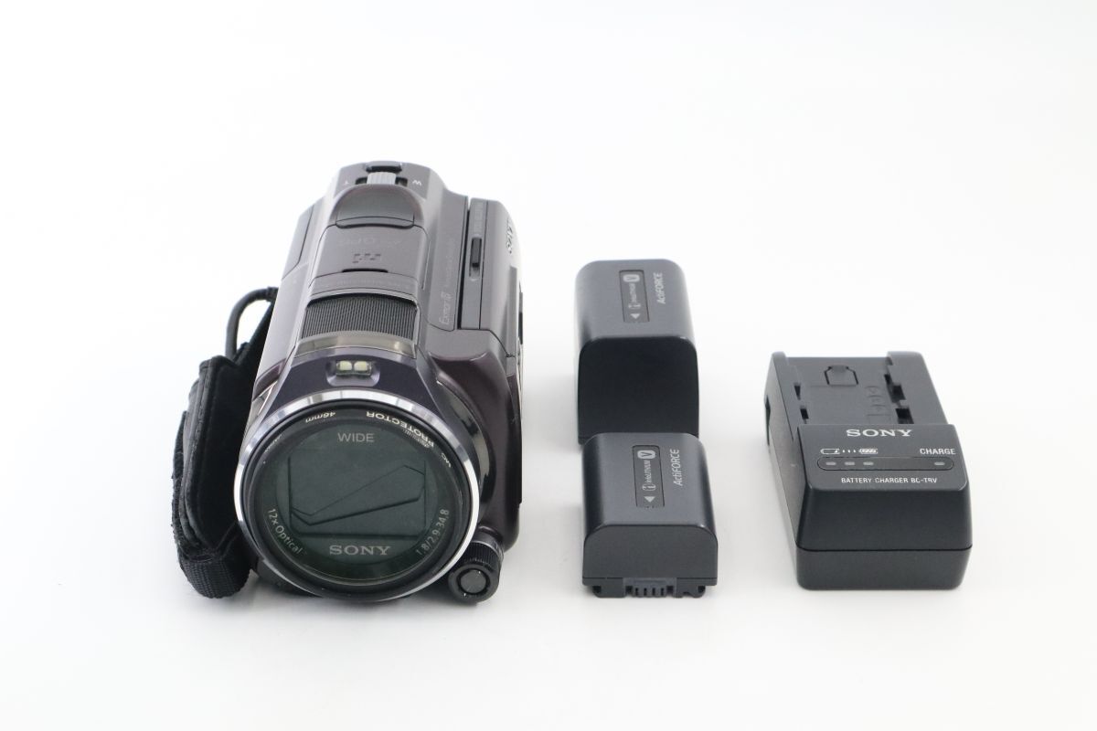 Sony ソニー HDR-PJ630V ブラックボディ デジタルビデオカメラ f02562